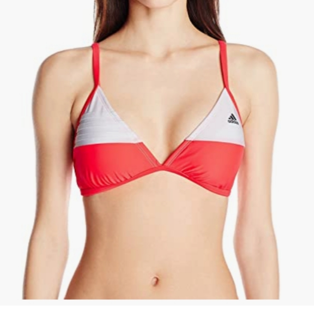 adidas Three Stripe Cross Back Bikini Top 14